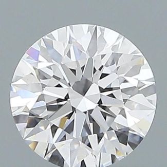 0.53 Carat Round D VS1 EX GIA Natural Diamond