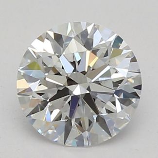 0.52 Carat Round D VVS2 EX GIA Natural Diamond