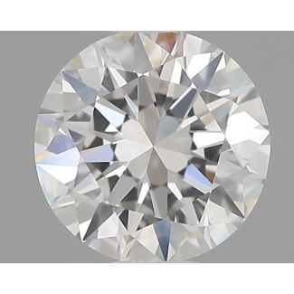 0.35 Carat Round E VVS1 EX GIA Natural Diamond