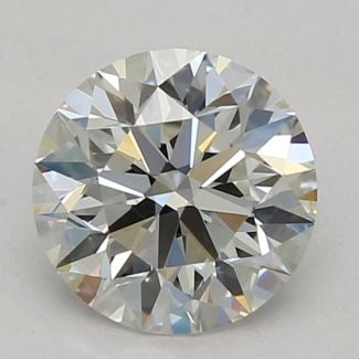 0.71 Carat Round H VVS1 EX GIA Natural Diamond