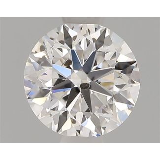 0.71 Carat Round D SI2 VG EX GIA Natural Diamond