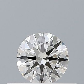 0.23 Carat Round G VVS1 EX GIA Natural Diamond