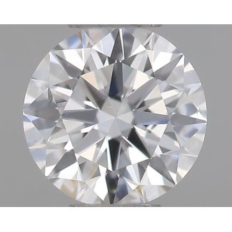 0.50 Carat Round D SI1 EX VG GIA Natural Diamond