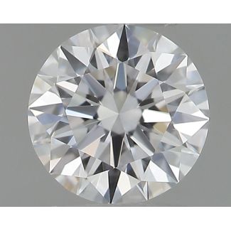 0.23 Carat Round D VVS1 EX GIA Natural Diamond