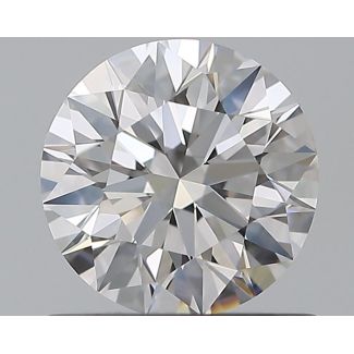 0.81 Carat Round D VVS1 EX GIA Natural Diamond