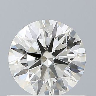 0.53 Carat Round H VS1 EX IGI Natural Diamond