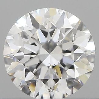 0.51 Carat Round D SI1 VG EX GIA Natural Diamond