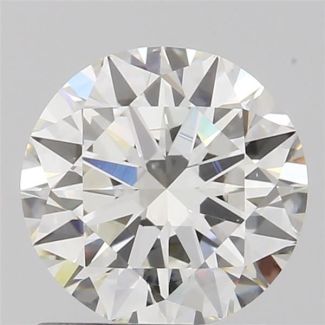 1.00 Carat Round H VS1 EX VG GIA Natural Diamond