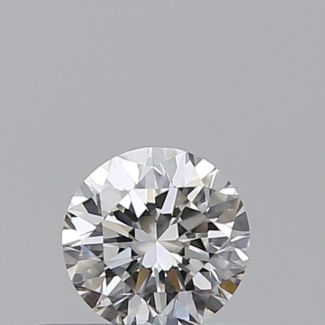 0.30 Carat Round F VVS2 VG EX GIA Natural Diamond