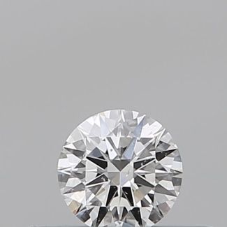 0.18 Carat Round D SI1 EX GIA Natural Diamond