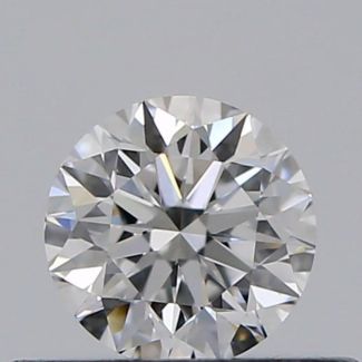 0.30 Carat Round D VVS1 VG EX GIA Natural Diamond