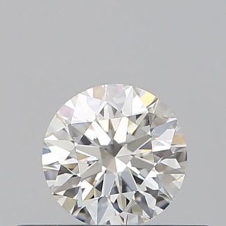 0.31 Carat Round G VVS2 EX GIA Natural Diamond