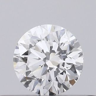 0.23 Carat Round D SI2 VG EX GIA Natural Diamond