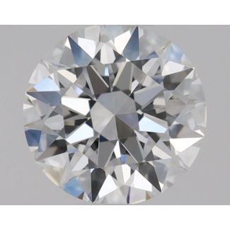 0.34 Carat Round D VVS1 EX GIA Natural Diamond