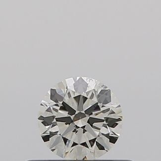 0.30 Carat Round K SI1 EX GIA Natural Diamond