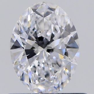 0.50 Carat Oval D VS1 - EX VG GIA Natural Diamond