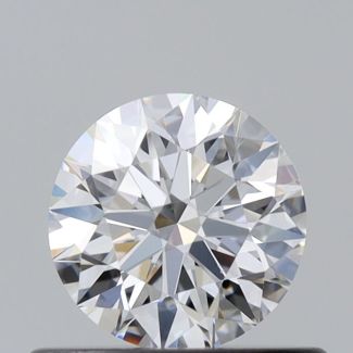 0.43 Carat Round E VVS2 EX VG GIA Natural Diamond