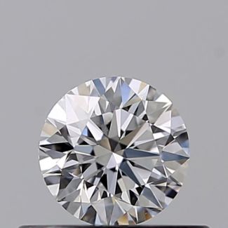 0.32 Carat Round D VS1 EX GIA Natural Diamond