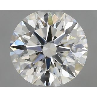 0.64 Carat Round I VVS2 EX GIA Natural Diamond