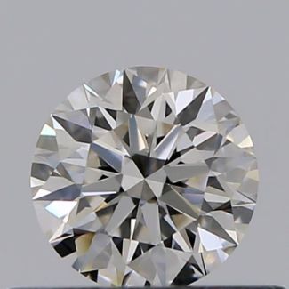 0.32 Carat Round H VS1 EX GIA Natural Diamond