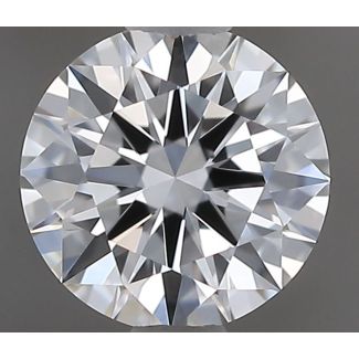 0.35 Carat Round F VVS1 EX GIA Natural Diamond