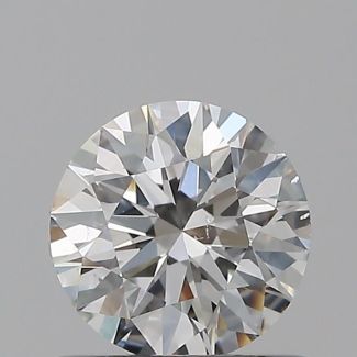 0.62 Carat Round F SI1 EX GIA Natural Diamond