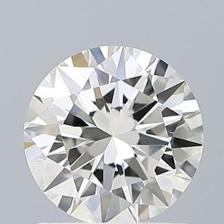 0.95 Carat Round H VVS1 EX IGI Natural Diamond