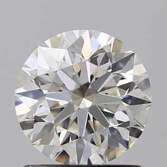 1.00 Carat Round I VVS1 EX GIA Natural Diamond