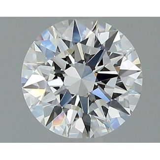 0.54 Carat Round E VS1 EX GIA Natural Diamond