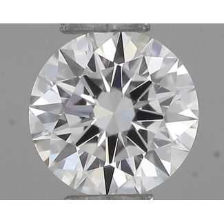 0.23 Carat Round F VVS2 EX GIA Natural Diamond