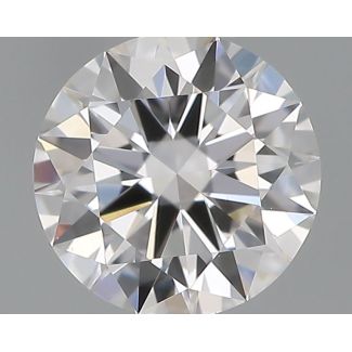 0.31 Carat Round D VVS2 EX GIA Natural Diamond