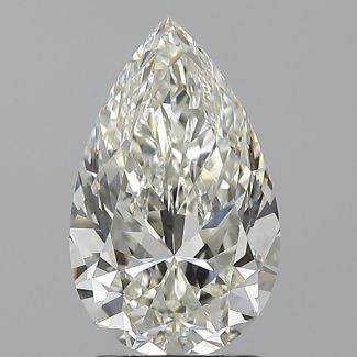 2.01 Carat Pear H IF - EX IGI Natural Diamond