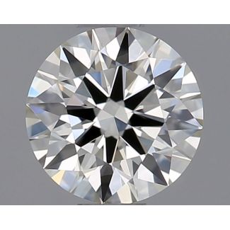 0.52 Carat Round H VS1 EX IGI Natural Diamond