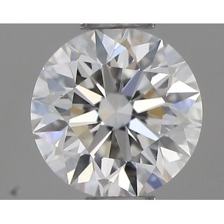 0.48 Carat Round F VVS1 EX GIA Natural Diamond