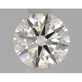 0.30 Carat Round H VS2 EX IGI Natural Diamond