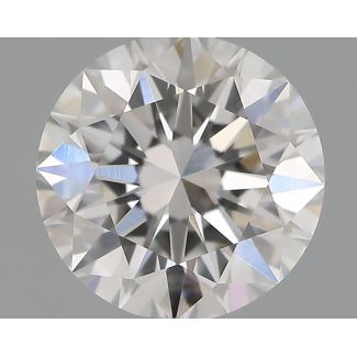 0.6 Carat Round E VVS2 EX GIA Natural Diamond