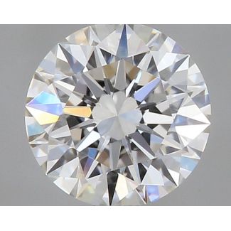 0.34 Carat Round F VVS1 EX GIA Natural Diamond