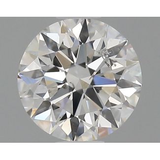 0.4 Carat Round F SI2 EX GIA Natural Diamond