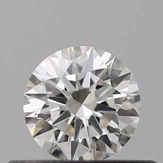 0.30 Carat Round J VS1 EX GIA Natural Diamond