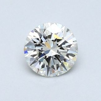 0.52 Carat Round I SI1 EX GIA Natural Diamond