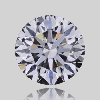 0.35 Carat Round I VVS1 EX GIA Natural Diamond