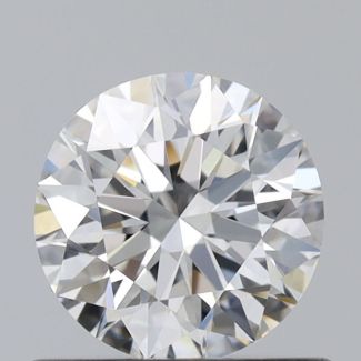 0.56 Carat Round F VVS1 EX GIA Natural Diamond