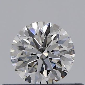 0.30 Carat Round E VVS2 EX GIA Natural Diamond