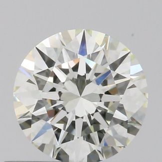 0.52 Carat Round G VVS1 EX IGI Natural Diamond