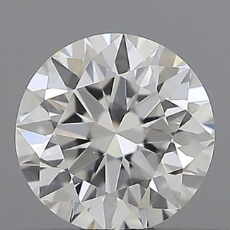 0.43 Carat Round E VVS1 EX GIA Natural Diamond