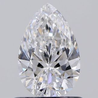 0.72 Carat Pear D SI2 - VG GIA Natural Diamond