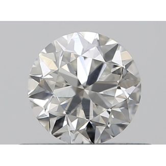 0.4 Carat Round H VS1 VG EX GIA Natural Diamond