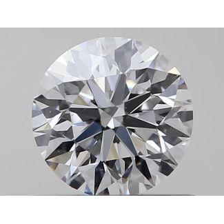 0.51 Carat Round E VS1 EX GIA Natural Diamond