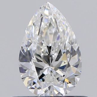 0.50 Carat Pear F SI1 - EX VG GIA Natural Diamond