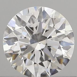 0.5 Carat Round D SI1 EX GIA Natural Diamond